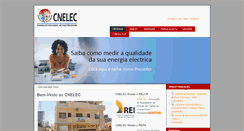 Desktop Screenshot of cnelec.org.mz